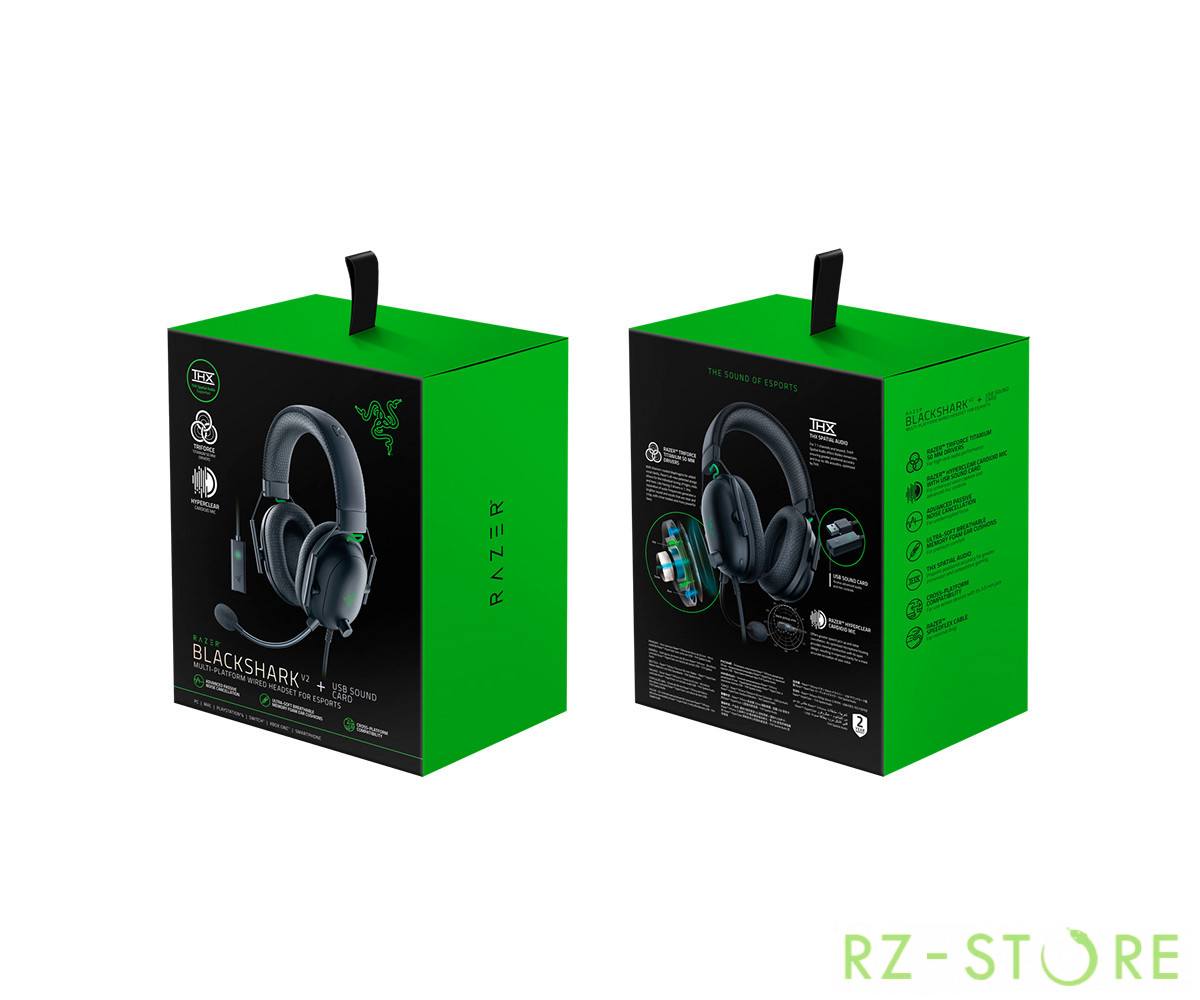 Наушники Razer BlackShark V2 RZ04-03230100-R3M1 - BlackShark у официального  дилера RAZER