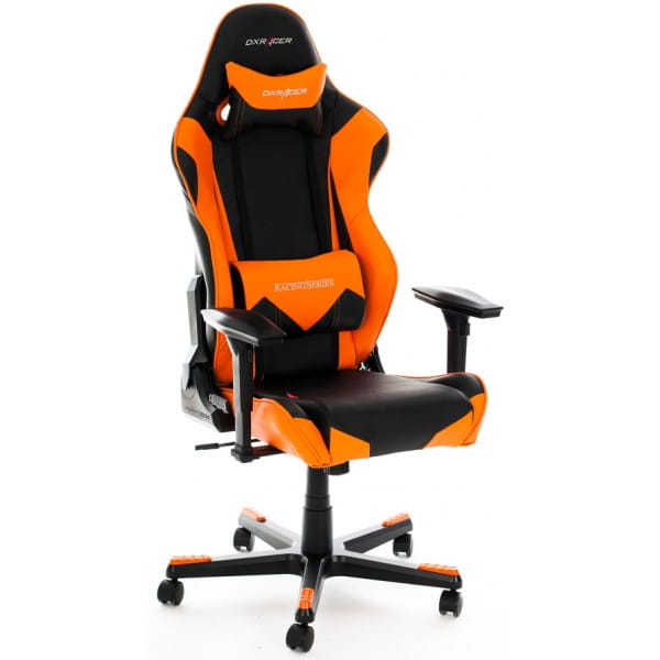 Кресло игровое dxracer oh re0 nr черный